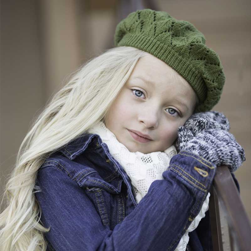 Green Knitted Cap